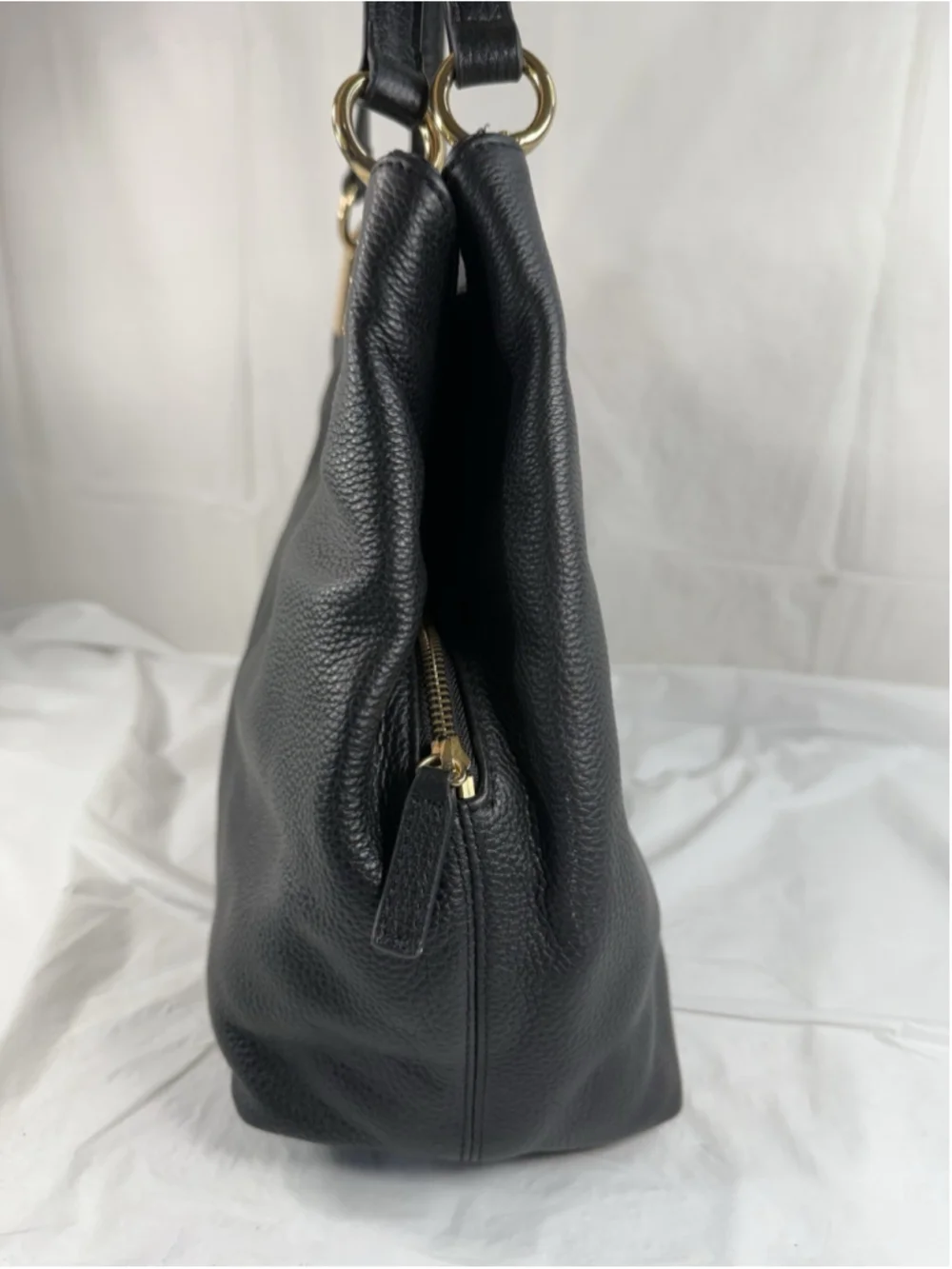 Vince Camuto Rhys black Tote Shoulder Bag hobo-style new